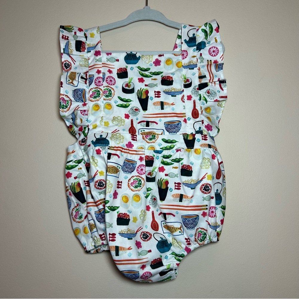 Colorful Kids' Patterned Romper